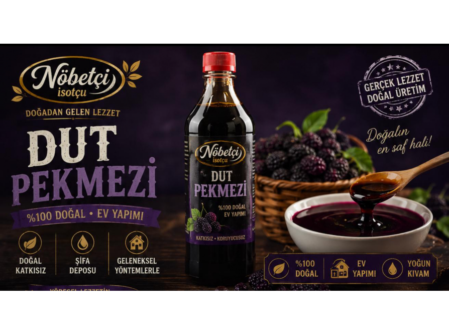 YÖRESEL DUT PEKMEZİ(1KG)SİGARA İÇENLER İÇİN BOGAZI TEMİZLER VE BALGAMI SÖKER AGIZ YARALARI İÇİN)