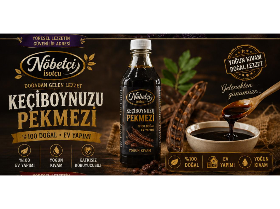 YÖRESEL KEÇİ BOYNUZU PEKMEZİ(1KG)(KALP DAMAR TIKANIKLIĞI AK CİĞER KARACİĞER YAĞLANMASI İÇİN)